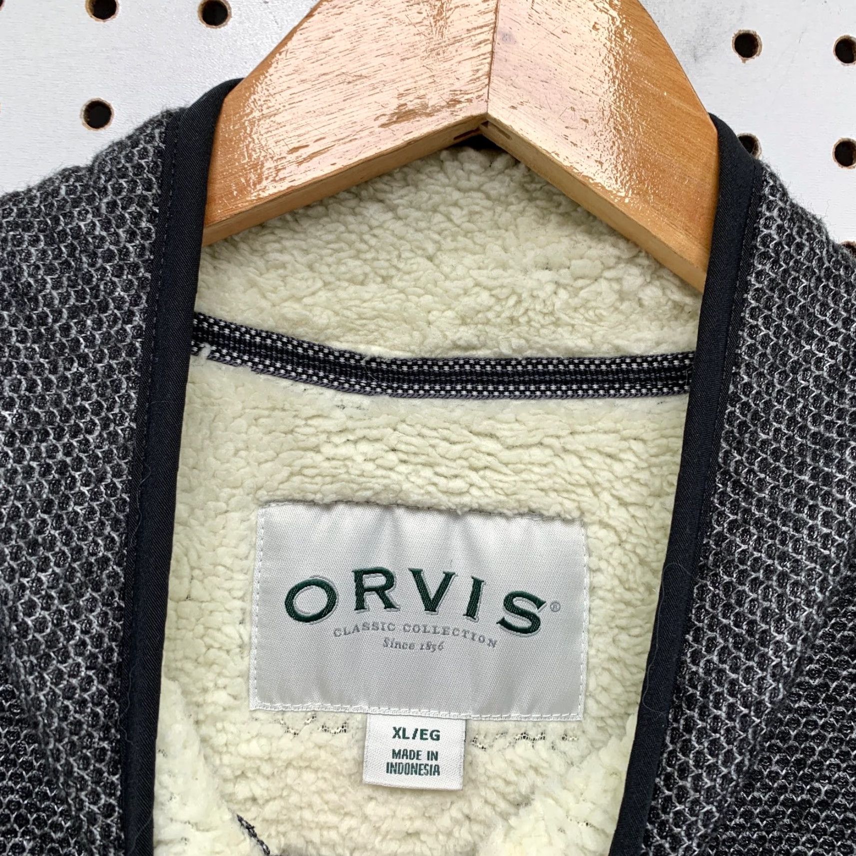 Orvis Orvis Brighton Sherpa Lined Sweater Mens XL Gray 1/4 Zip Warm Cozy Pullover Size US XL / EU 56 / 4 - 5 Thumbnail