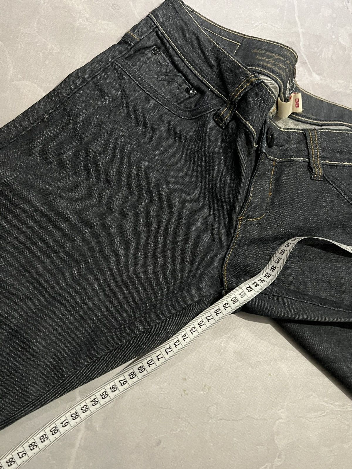 Vintage Vintage Glitter Japanese Dark-Wear Jeans / Archive Y2K Swag Size US 32 / EU 48 - 9 Thumbnail