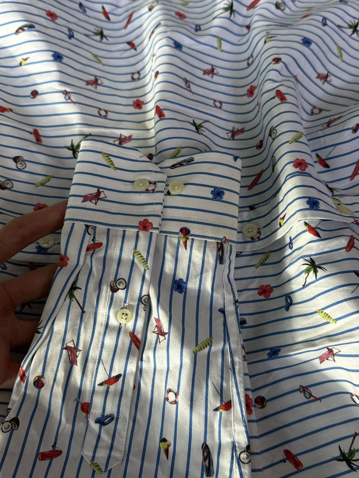 Etro × Vintage 🚨 VINTAGE ETRO 42 Spa Button Up Luxury Shirt Made in Italy Size US M / EU 48-50 / 2 - 7 Thumbnail