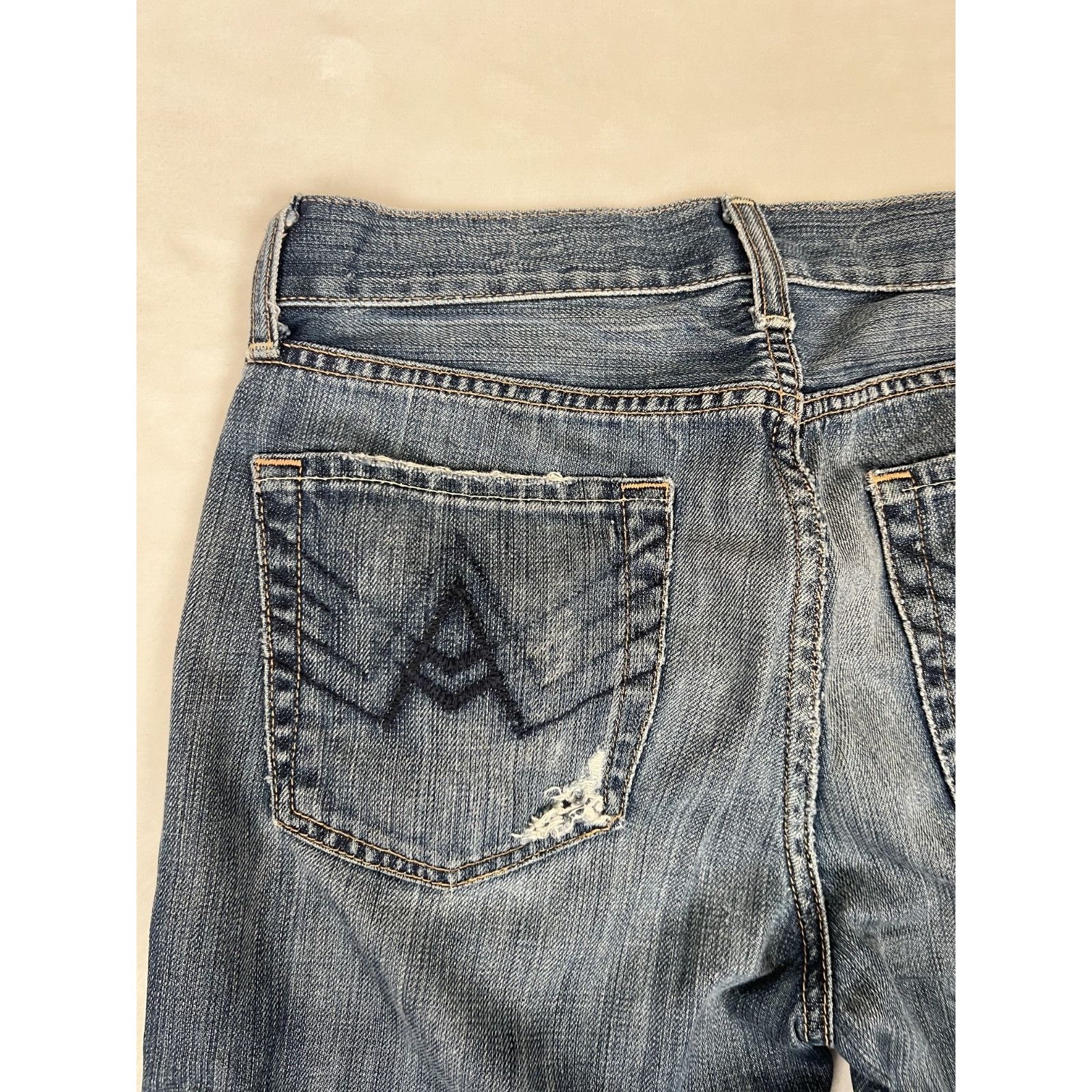 7 For All Mankind 7 For All Mankind Jeans Womens 28 Flare A Pocket Low Rise Da Size 28" / US 6 / IT 42 - 14 Thumbnail