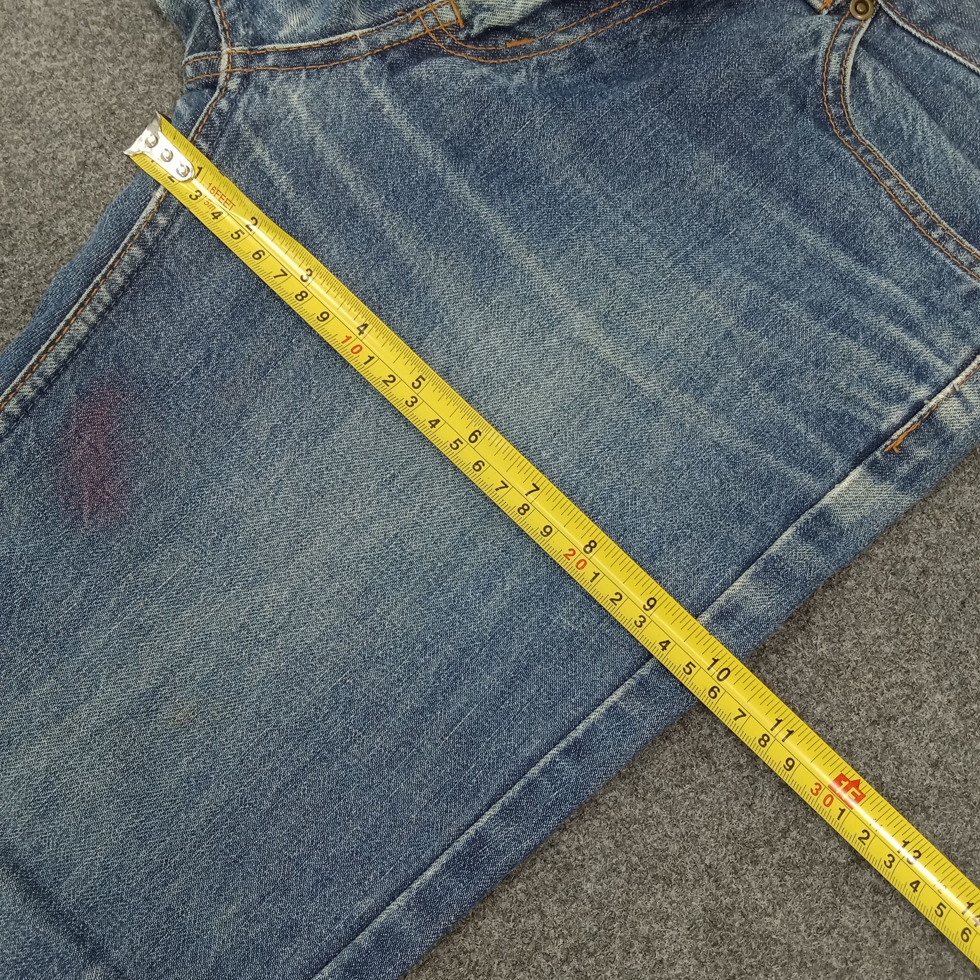 Hysteric Glamour Hysterics Raider Flare Custom Logo Jeans C265N8 Size US 29 - 12 Thumbnail