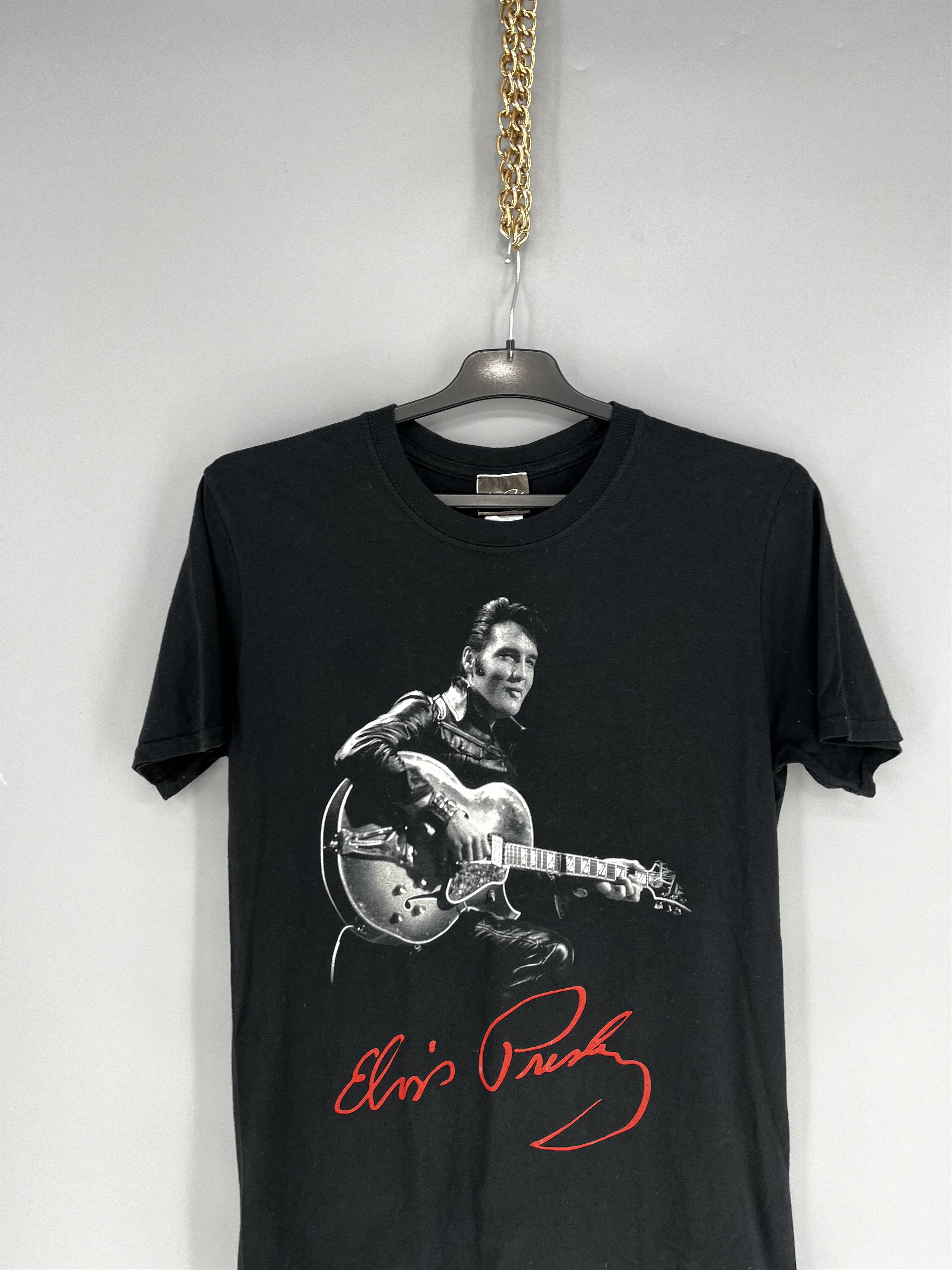 Band Tees Gildan Black Elvis Presley Shirt Mens Size XL Size US M / EU 48-50 / 2 - 6 Thumbnail