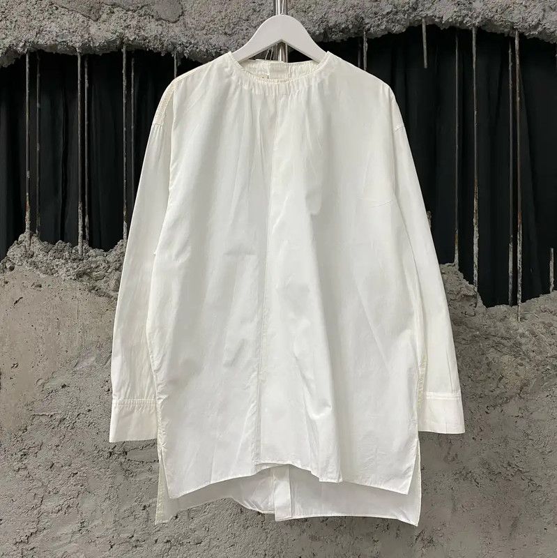 Marni Long Sleeve White Cotton Shirt 0089