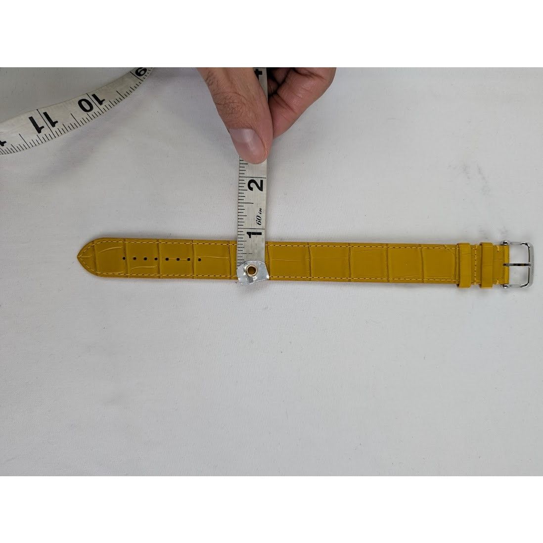 Tom Ford o1rshd1 Size: OS/ Alligator Buckle Watch Straps 21mm Brushed Size ONE SIZE - 17 Thumbnail