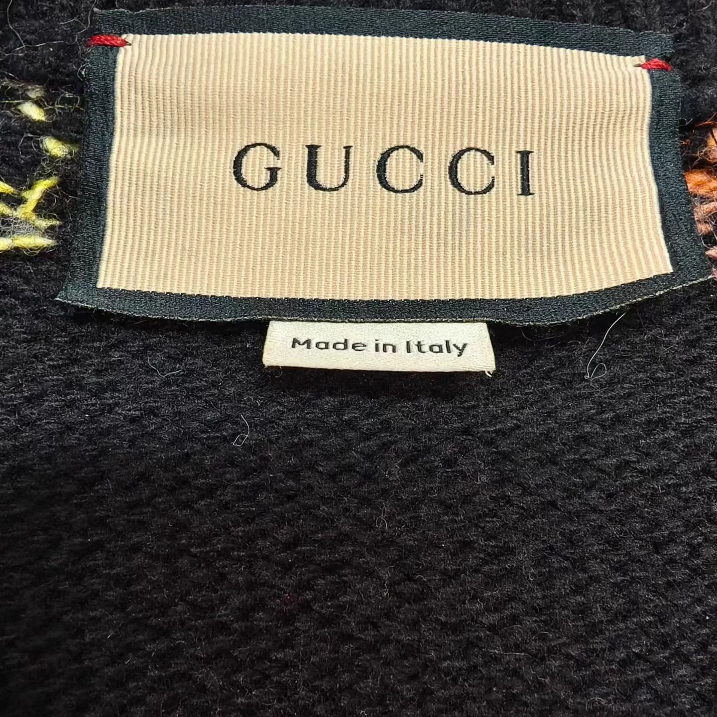 Gucci Gucci Rainbow Double G Wool Cardigan Size US L / EU 52-54 / 3 - 3 Thumbnail