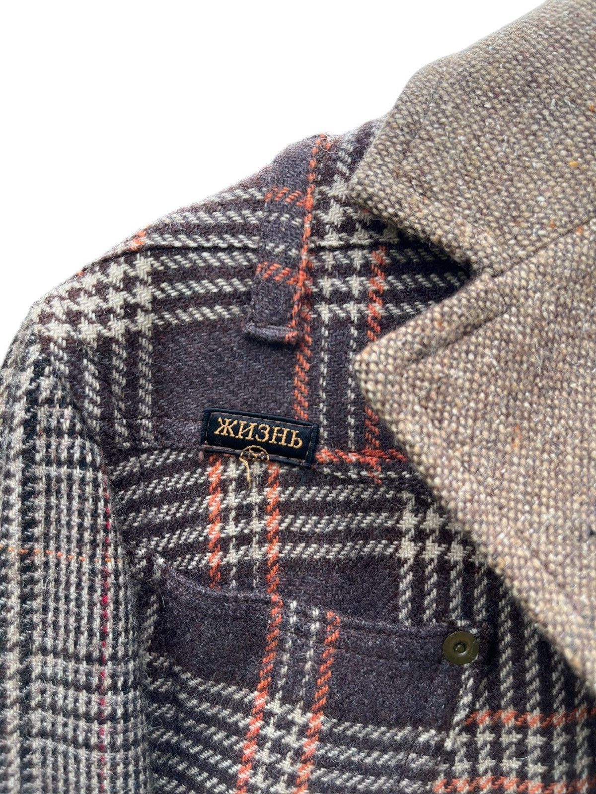 Japanese Brand Жизнь x Re B’2nd wool casual blazer jacket Size US M / EU 48-50 / 2 - 6 Thumbnail