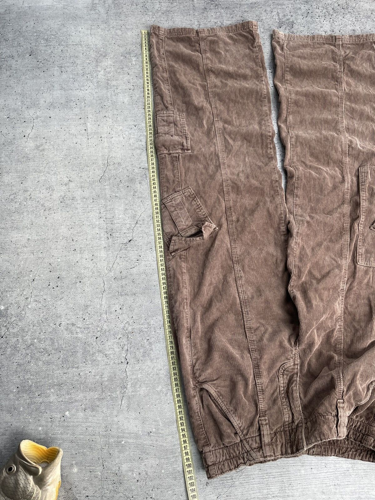 Japanese Brand VTG Brown Corduroy Parachute Multi Pocket Y2K Pants Size US 32 / EU 48 - 8 Thumbnail