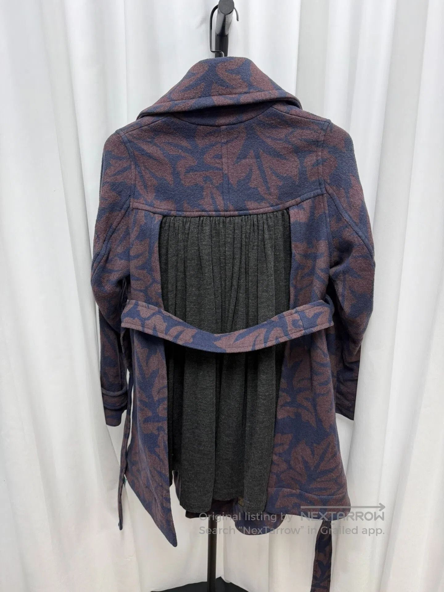 Comme des Garcons Homme Plus Undercower Leaf Patterned Overcoat. Size US M / EU 48-50 / 2 - 4 Thumbnail