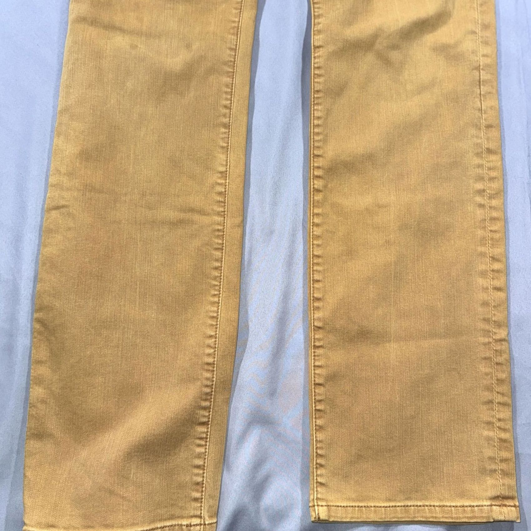 Vintage Fidelity Jeans Mens 32x31 Mustard Yellow Straight Jeans 5-Pocket Denim Casual Pants Size US 32 / EU 48 - 6 Thumbnail