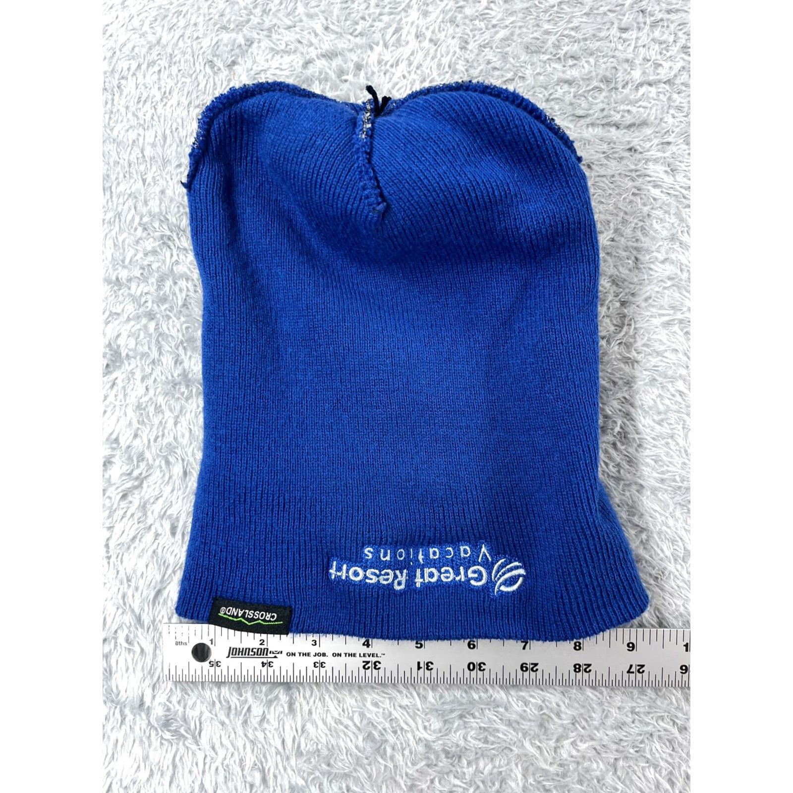 Greats Crossland Beanie Toque Knit Acrylic Gray Stripe Adult Unisex A Size ONE SIZE - 6 Thumbnail