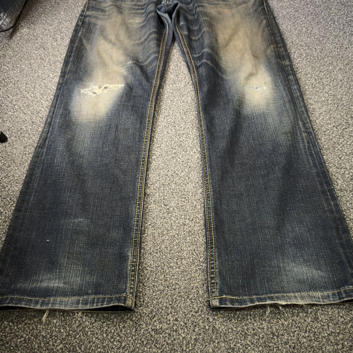Seditionaries Japanese Avant Garde Edwin 503 Edge of Blue Jeans Size US 31 - 7 Thumbnail