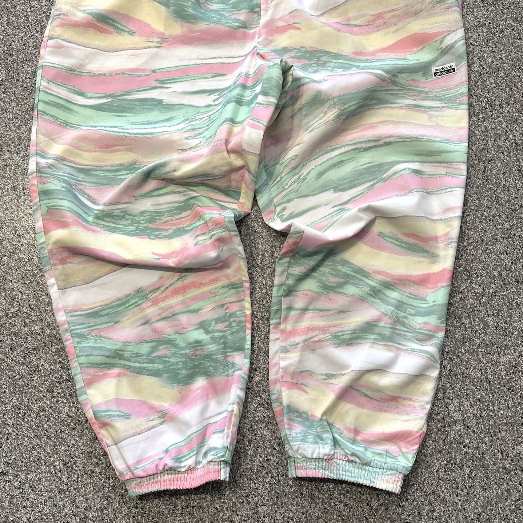 Adidas Adidas Originals Track Pants Joggers Womens Plus 2X GT4538 Marble Tie Dye Woven Size 40" / US 18 - 3 Thumbnail
