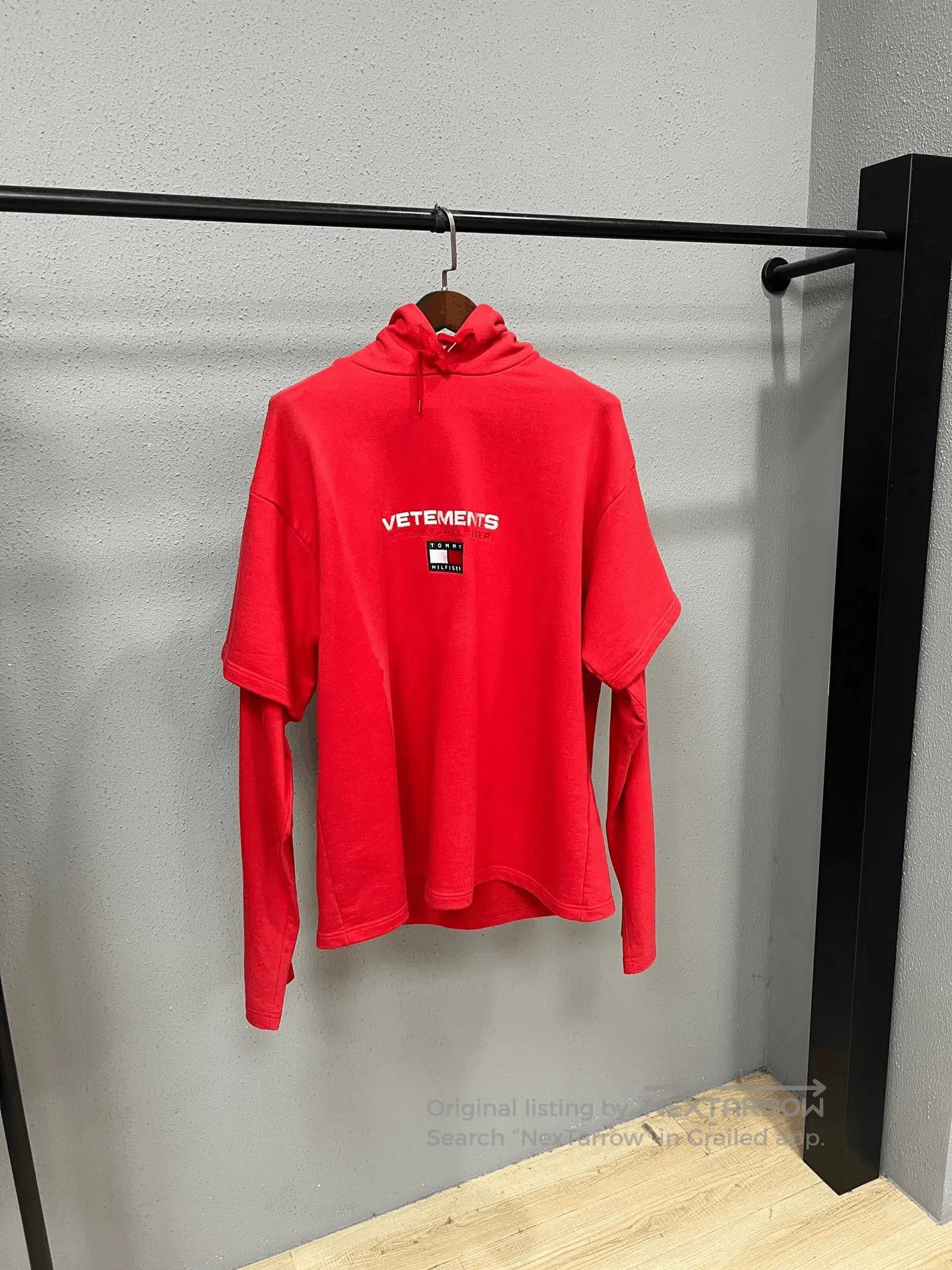 Vetements Vetements Fake Two-Piece Hoodie. Size US S / EU 44-46 / 1 - 1 Thumbnail