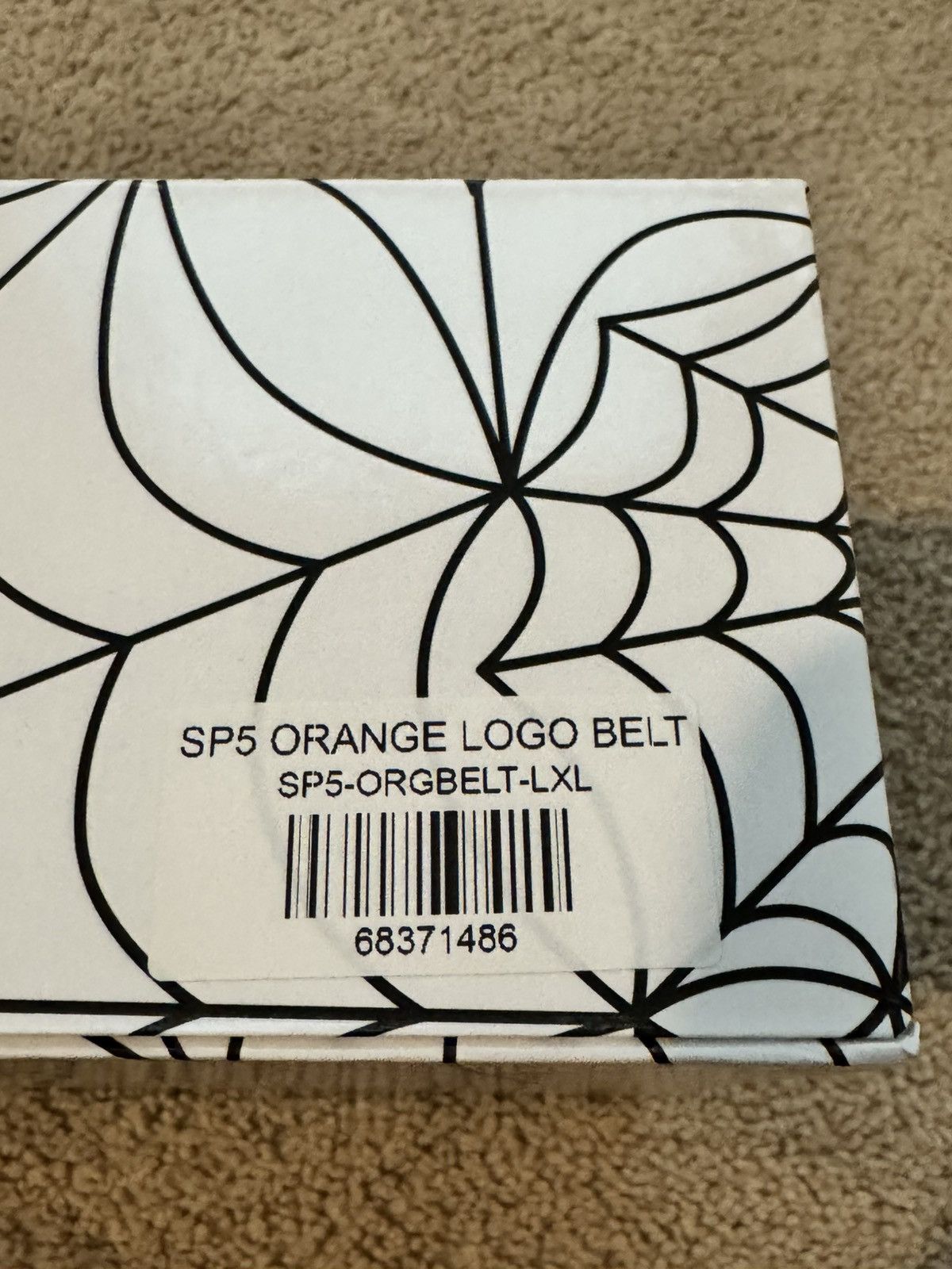 Sp5der Sp5der SP5 Orange Logo Belt Size L/XL Size 36 - 5 Thumbnail