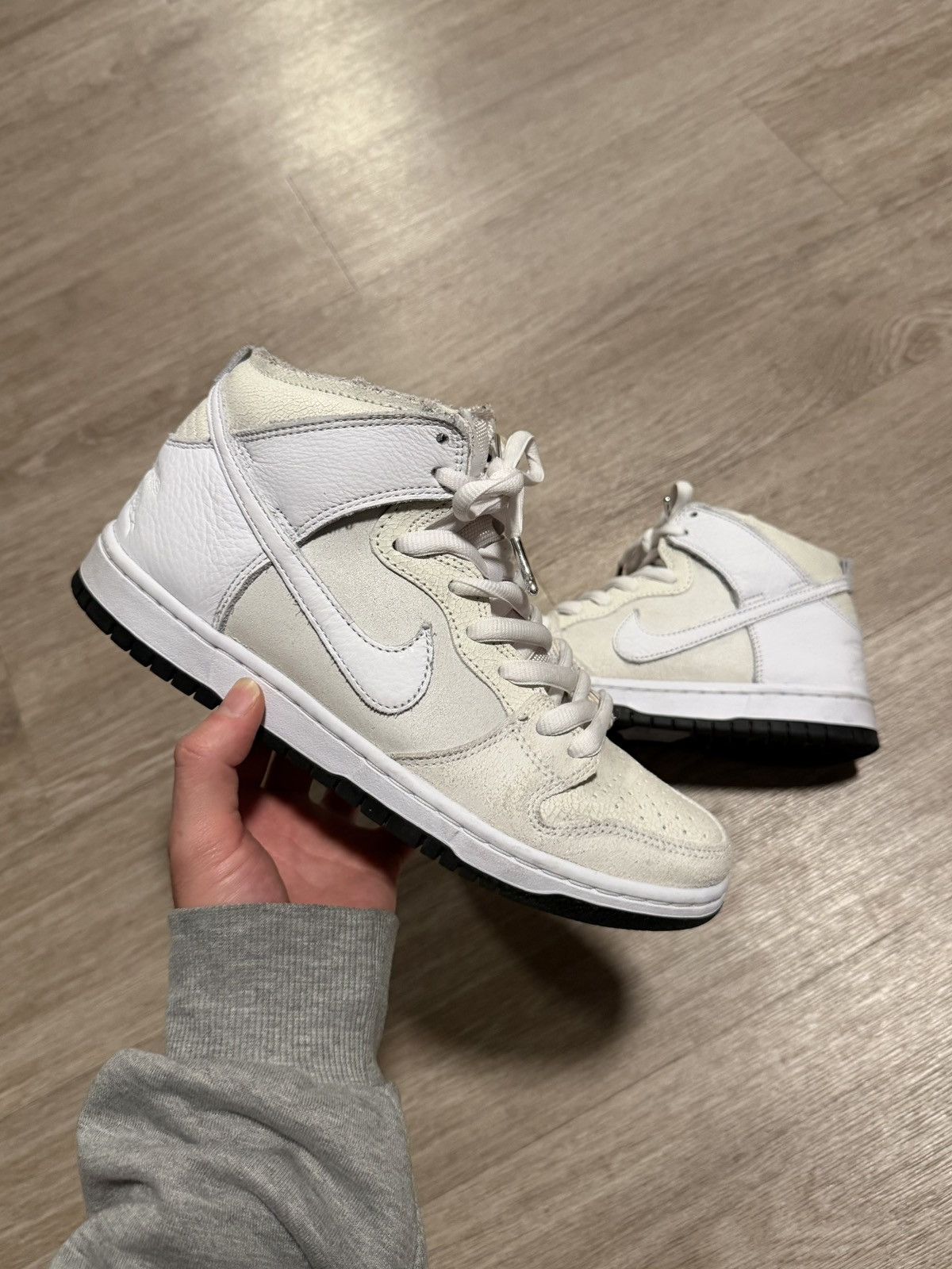 Nike Nike SB Dunk High x Antihero Wolf Grey Sneakers Size US 7.5 / EU 40-41 - 1 Thumbnail