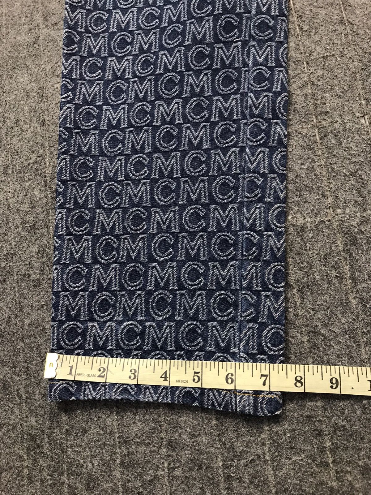 MCM MCM Legere Jeans Nova Checked Monogram Logo Denim Size 29" - 14 Thumbnail
