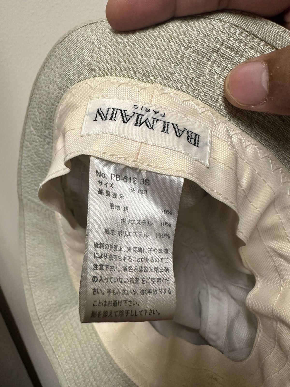 Balmain VTG Balmain Bucket Hat Size ONE SIZE - 8 Thumbnail