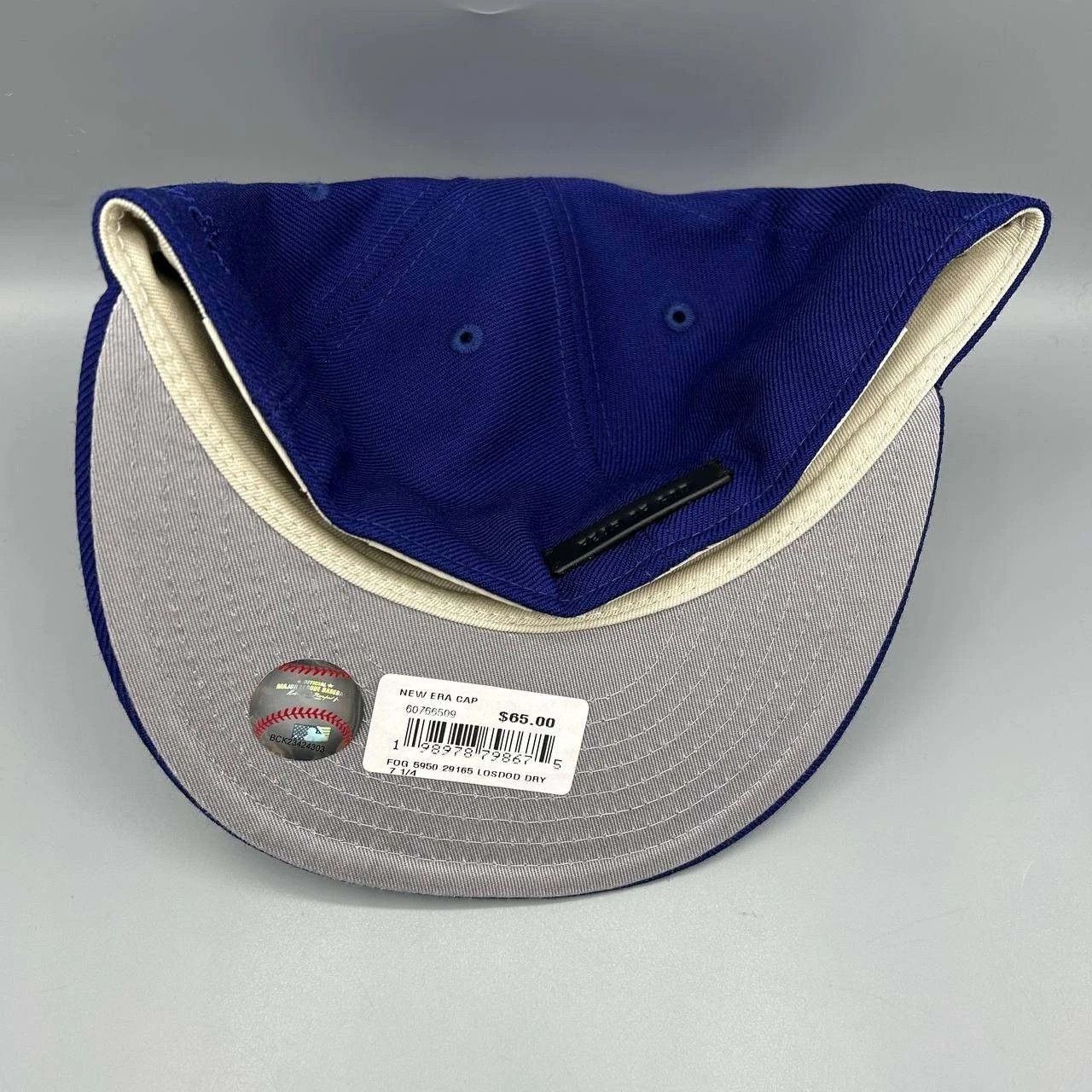 New Era Fear of God Hat Men 7 1/4 Fitted Cap LA Dodgers FOG Wool New Size ONE SIZE - 5 Thumbnail