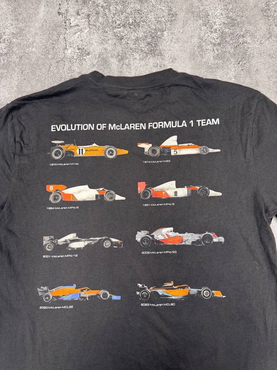 Malcolm McLaren McLaren Formula 1 Team Men Cotton T-Shirt Black Size S Size US S / EU 44-46 / 1 - 7 Thumbnail