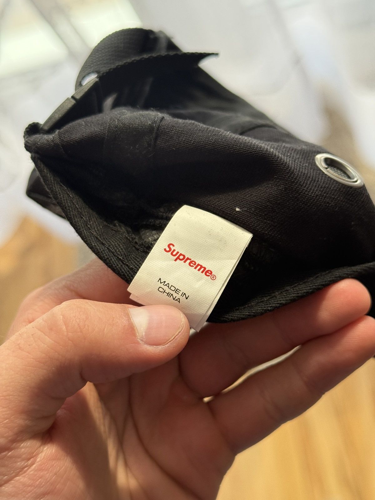 Supreme Supreme 5 pannel cap hat logo patch skate logo us usa ny Size ONE SIZE - 7 Thumbnail