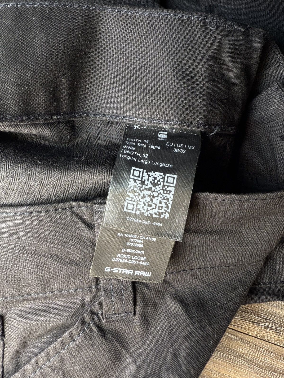 G-Star Raw G- Star mens Cargo Pants Size US 38 / EU 54 - 7 Thumbnail