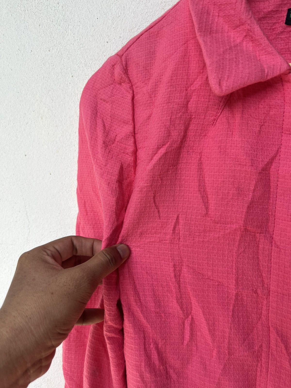 United Colors Of Benetton 💥Stile Benetton Pink Light Jackets Size M / US 6-8 / IT 42-44 - 5 Thumbnail