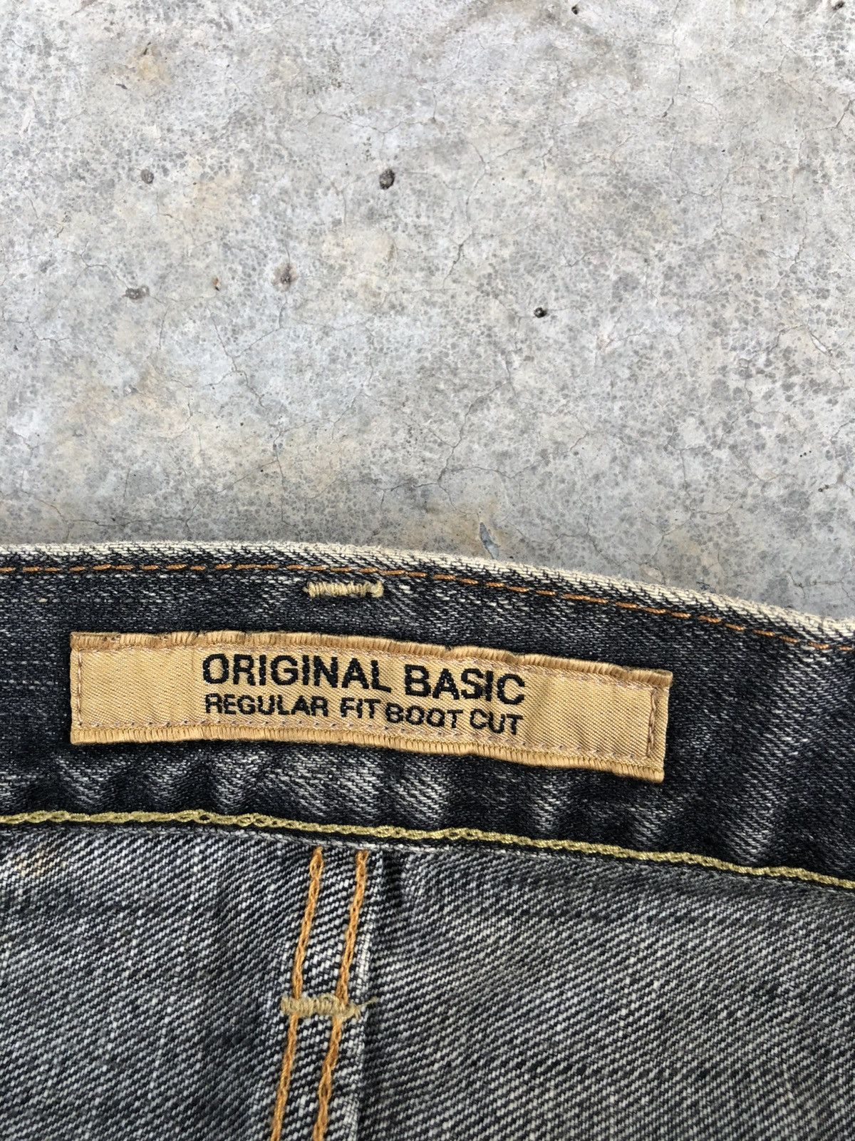 If Six Was Nine Japanese Uniqlo Flared Jeans Bootcut Distressed Denim Size US 30 / EU 46 - 19 Thumbnail