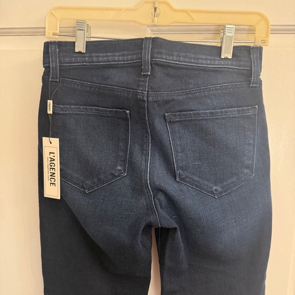 L'AGENCE Women's L'AGENCE Jeans, Size 26, Dark Blue Size 26" / US 2 / IT 38 - 8 Thumbnail