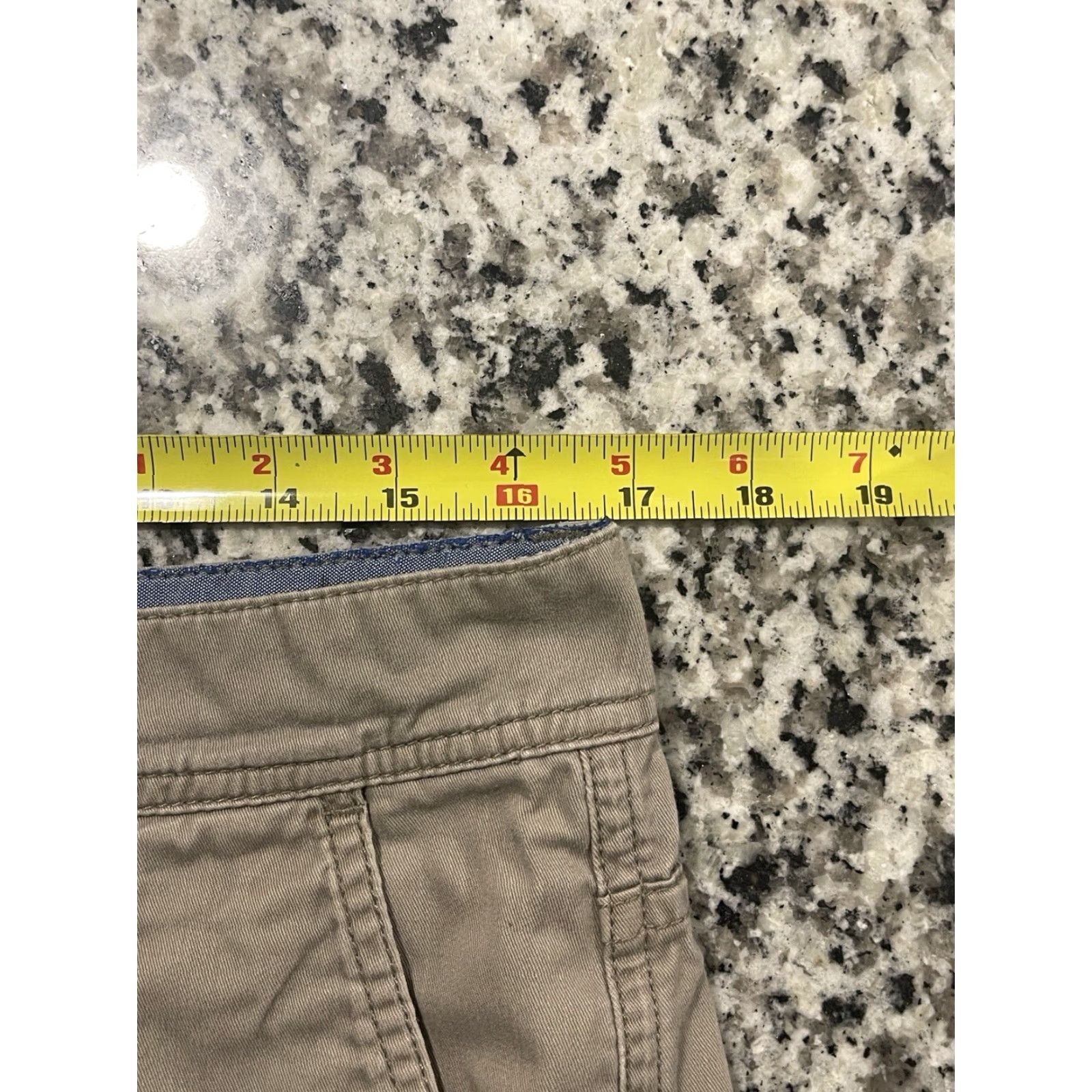 Toad&Co Toad & Co Men’s Mission Ridge Pant Khaki Sz 32 Measures 33x30 Chino Cotton Blend Stretch Regular Inseam 30 Size US 32 / EU 48 - 4 Thumbnail