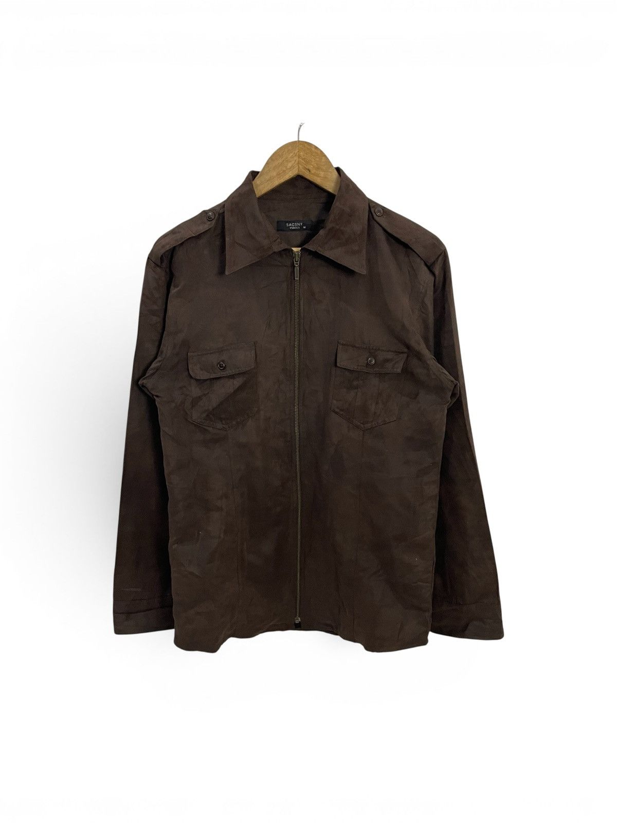 Yohji Yamamoto Vintage Sacsny Y’saccy By Yohji Yamamoto Zipper Ups Tee Size US S / EU 44-46 / 1 - 1 Thumbnail