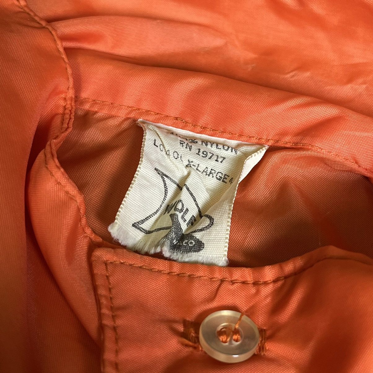 Vintage True Vintage 1969 Texas Longhorns Champions Nylon Zip Jacket Size US XL / EU 56 / 4 - 6 Thumbnail