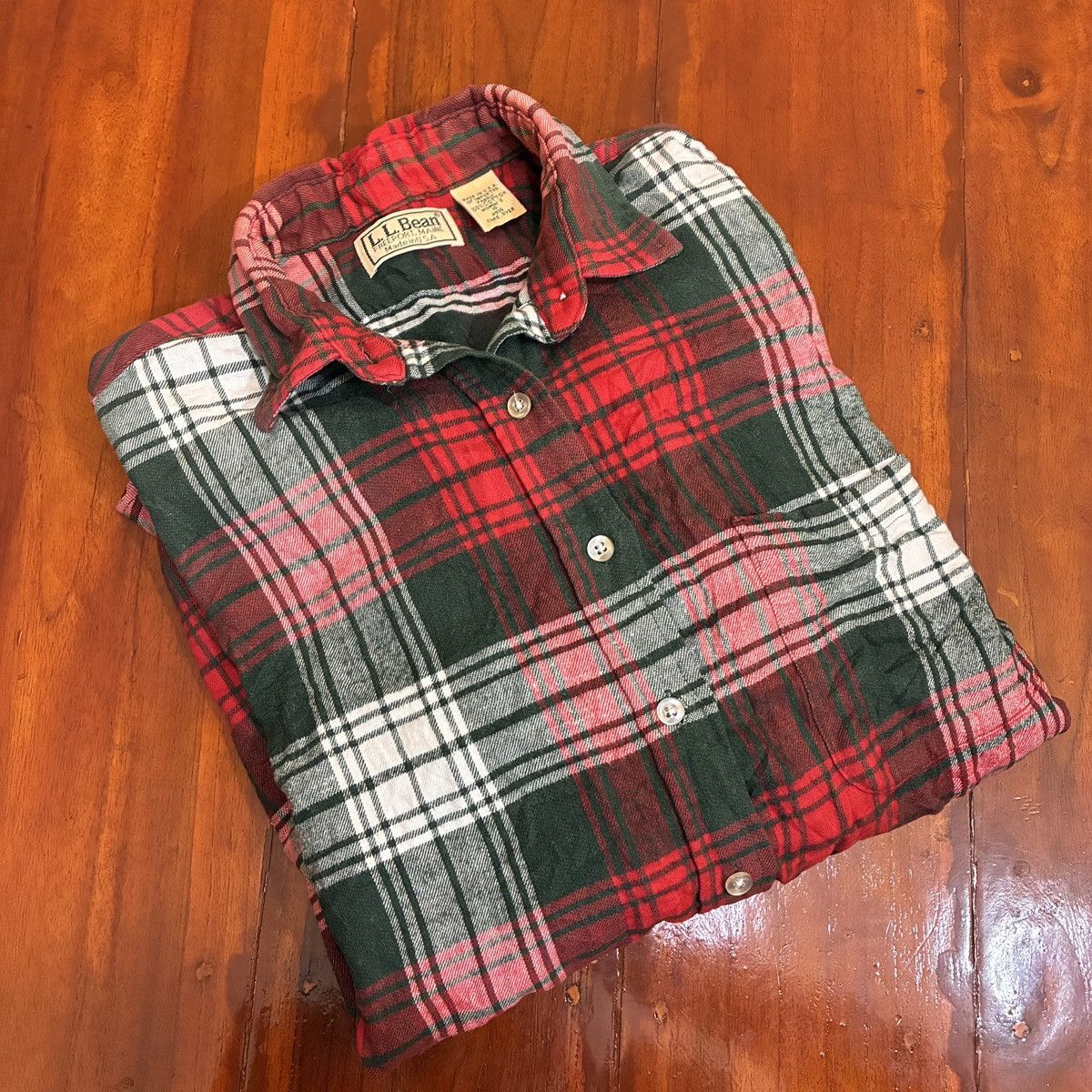 L.L. Bean Ll beans Flannel Ladies Vintage Size L / US 10 / IT 46 - 5 Thumbnail