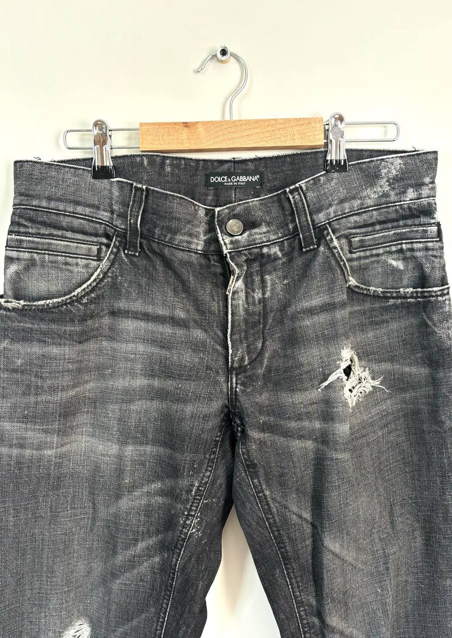 Dolce & Gabbana Dolce Gabbana Distressed Denim Jeans Size US 36 / EU 52 - 3 Thumbnail