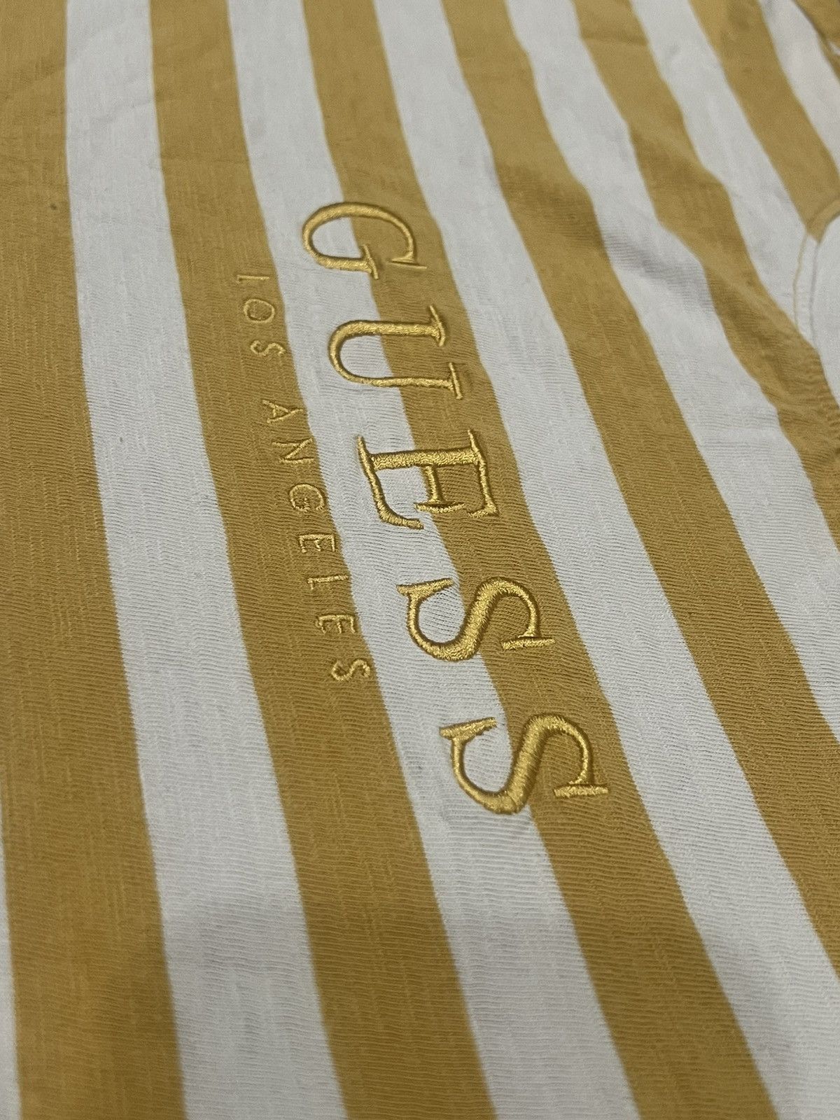 Guess Guess Original Yellow Striped T Size US M / EU 48-50 / 2 - 2 Thumbnail