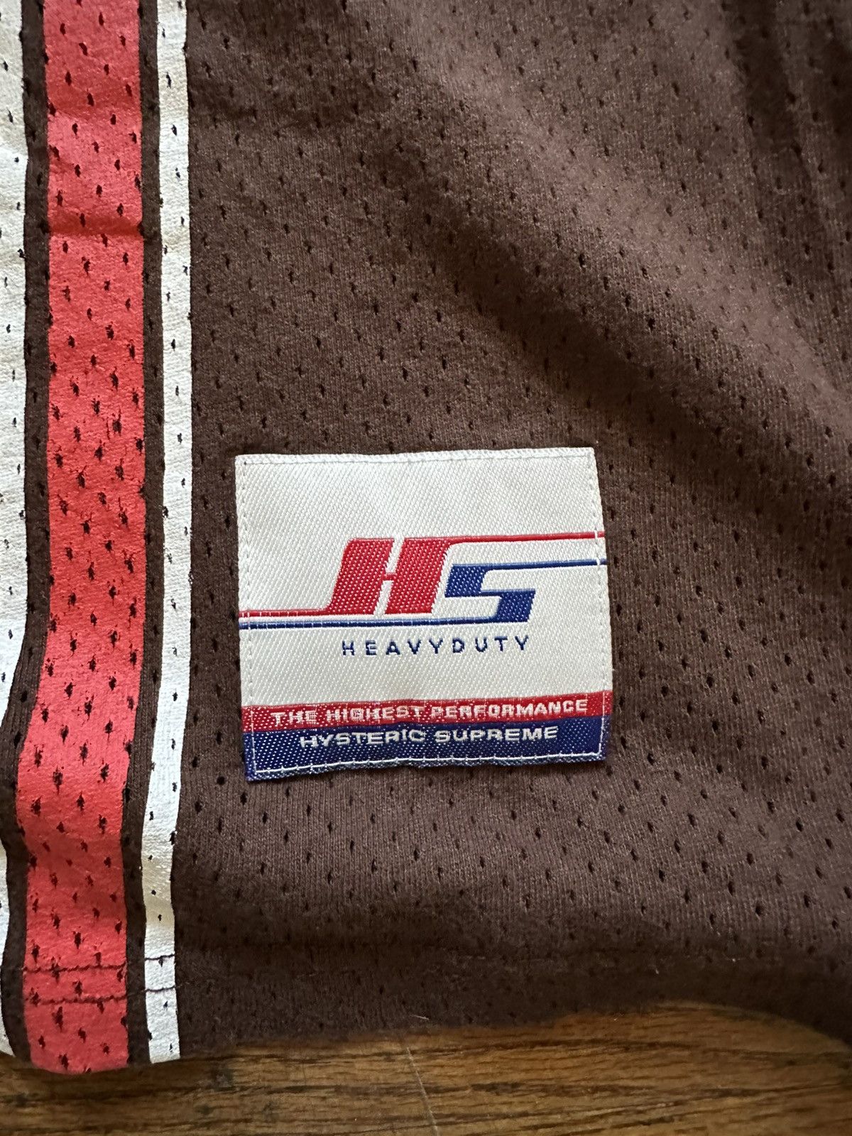 Hysteric Glamour × Supreme Supreme x Hysteric Glamour Mesh Long Sleeve Brown FW24 Size US M / EU 48-50 / 2 - 3 Thumbnail