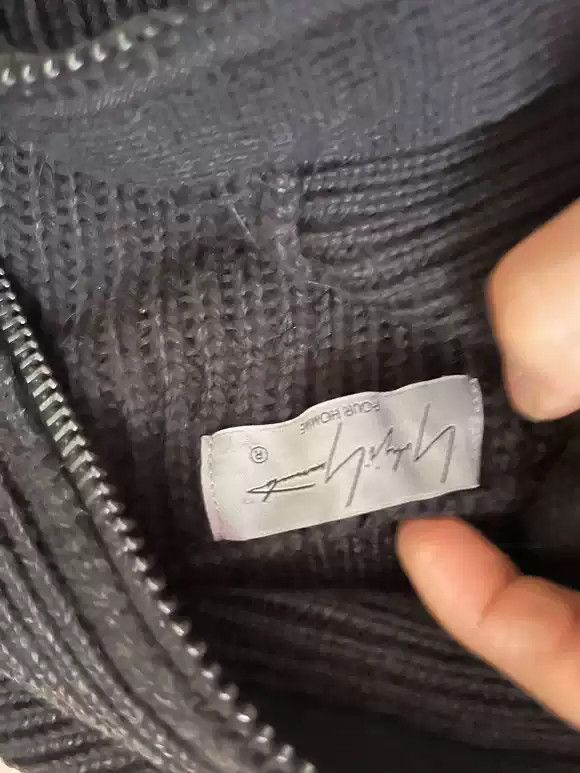 Yohji Yamamoto Yohji Yamamoto YOHJI YAMAMOTO men's sweater with collar n/ Size US L / EU 52-54 / 3 - 6 Thumbnail