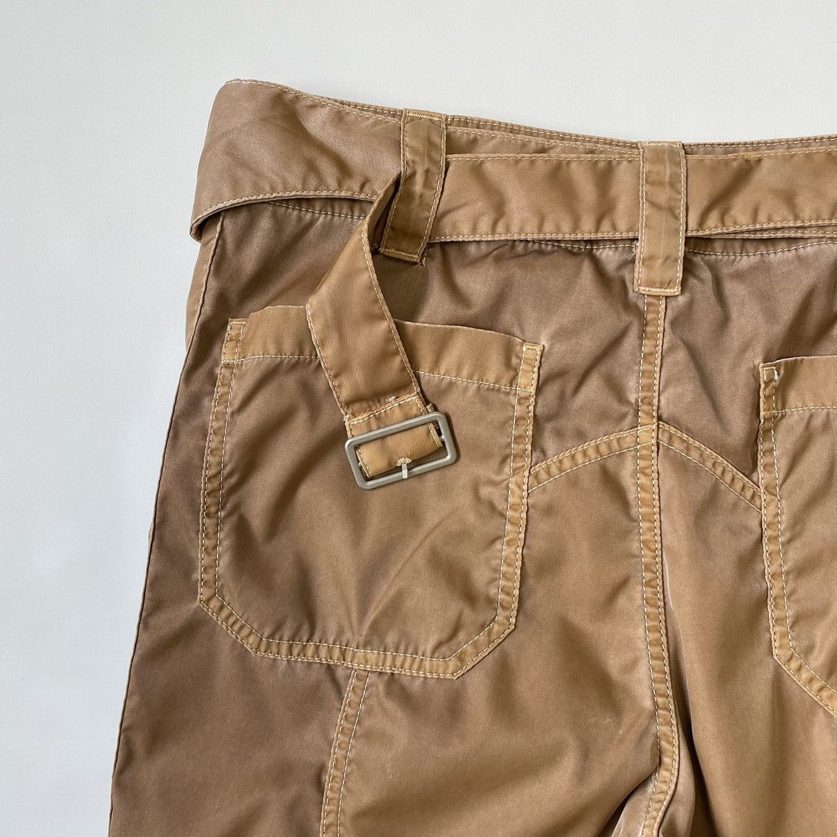 Maison Margiela Sample Over Dyed Nylon Cargo Trousers Size US 32 / EU 48 - 18 Thumbnail