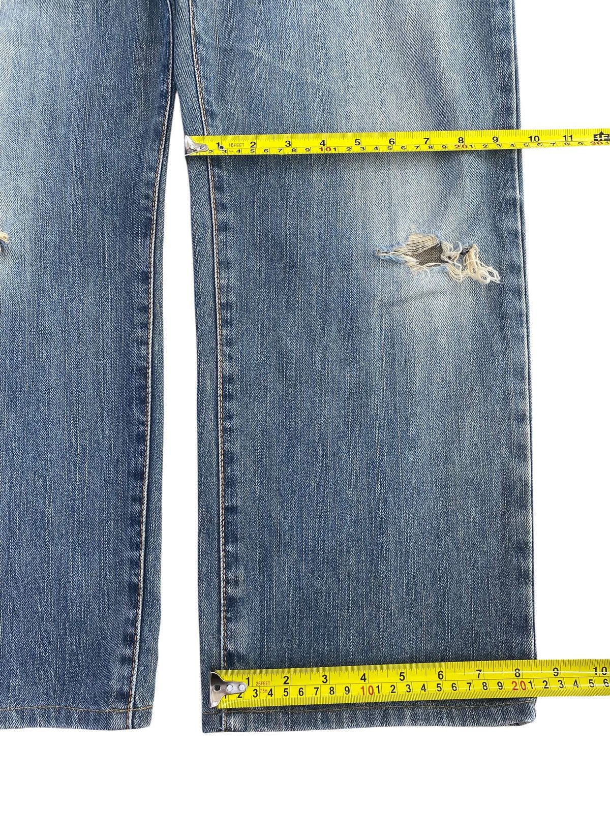 Edwin Vintage Edwin 403 Faded Wash Ripped Style Loose Jeans Size US 36 / EU 52 - 8 Thumbnail