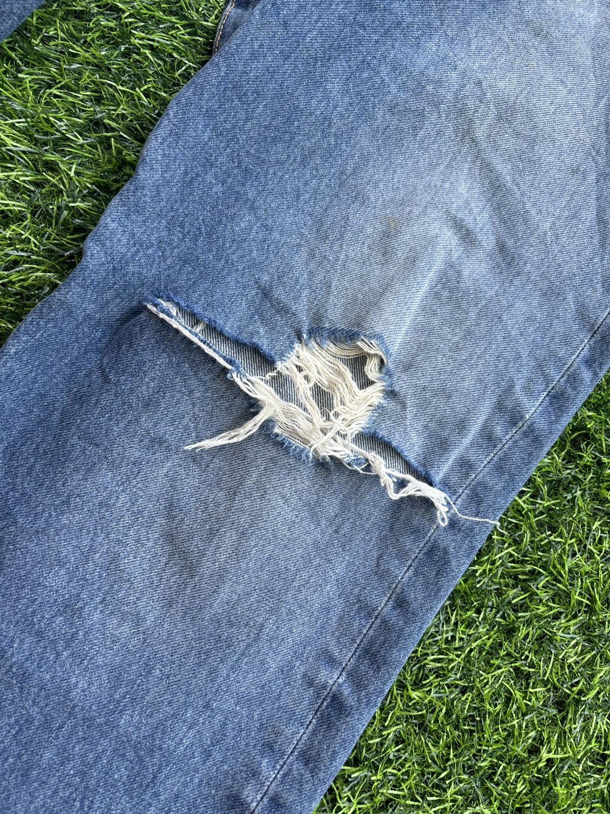 (+)PEOPLE (+) People Distressed Denim Jeans Size US 32 / EU 48 - 7 Thumbnail