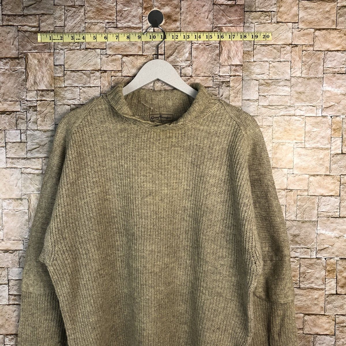 Homespun Knitwear × Japanese Brand × Vintage Grand Transfer Brown vintage Knitwear #A916 Size US M / EU 48-50 / 2 - 2 Thumbnail
