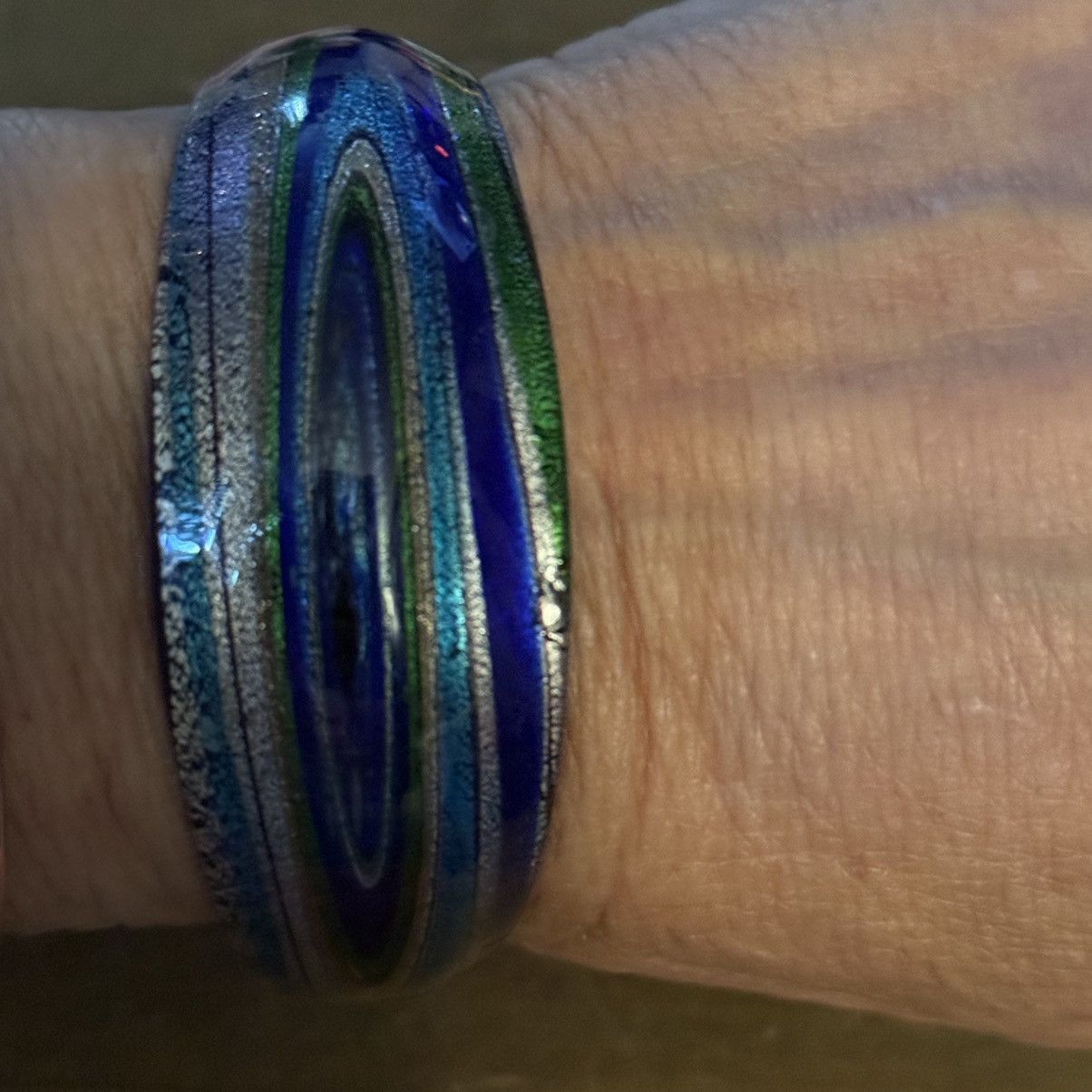 Other Pier 1 Art glass cuff bracelet Size ONE SIZE - 3 Thumbnail