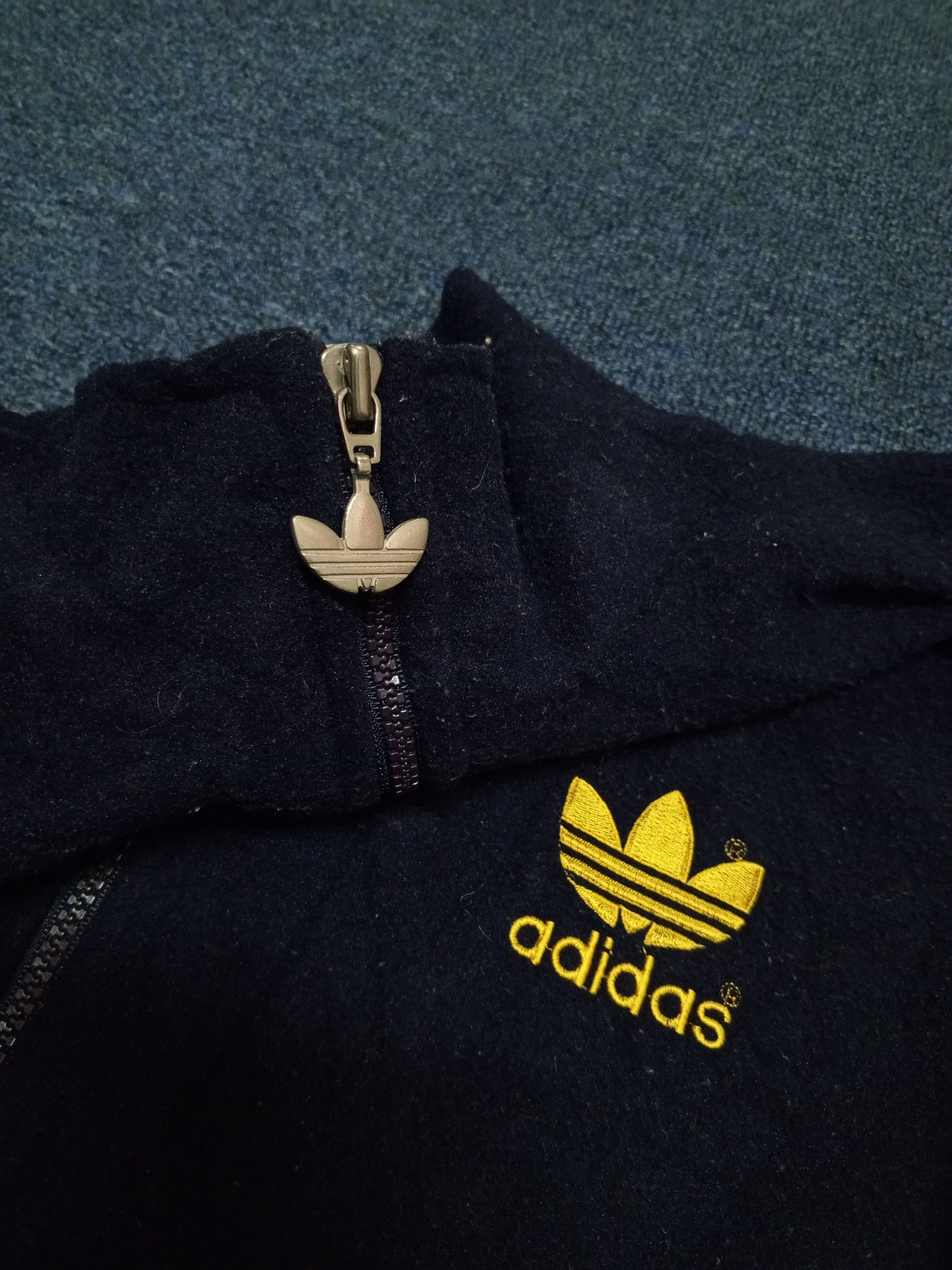 Adidas × Vintage VTG ADIDAS THREE STRIPE FLEECE Size US L / EU 52-54 / 3 - 10 Thumbnail