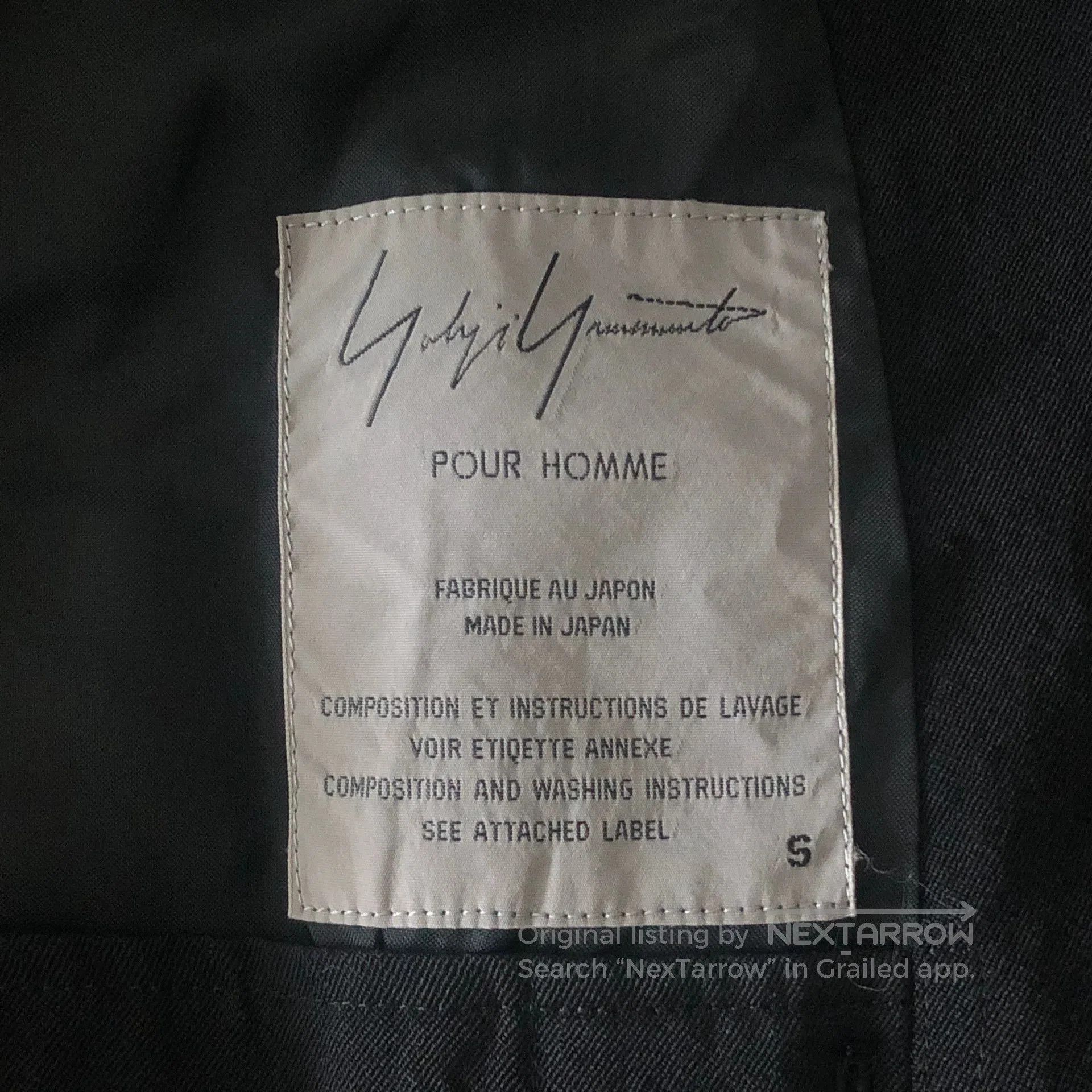 Yohji Yamamoto Yohji Yamamoto Black Spring Summer Blazer. Size US S / EU 44-46 / 1 - 7 Thumbnail