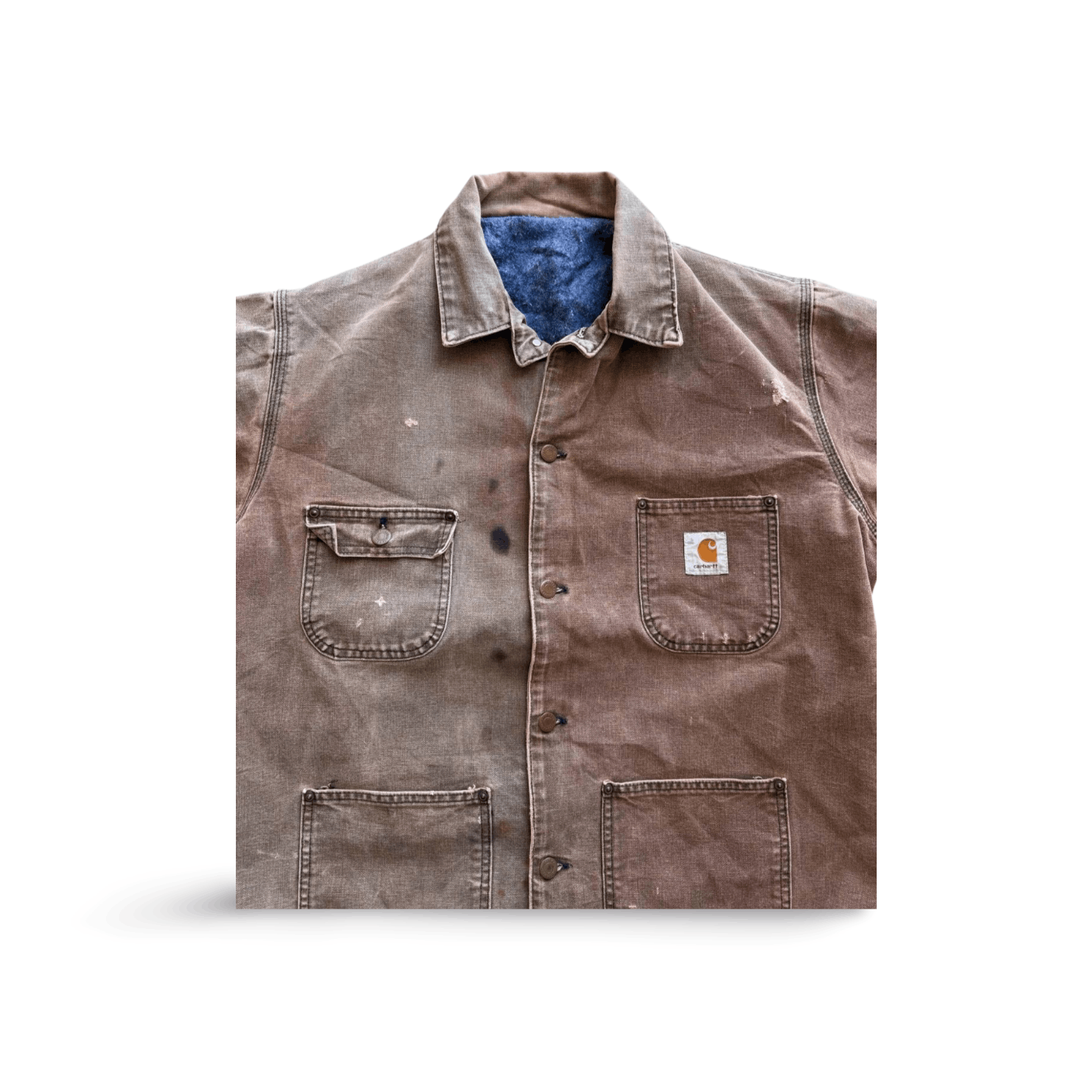 Carhartt Vintage Carhartt Faded Mocha Blanket Lined Workwear Jacket Size US L / EU 52-54 / 3 - 5 Thumbnail
