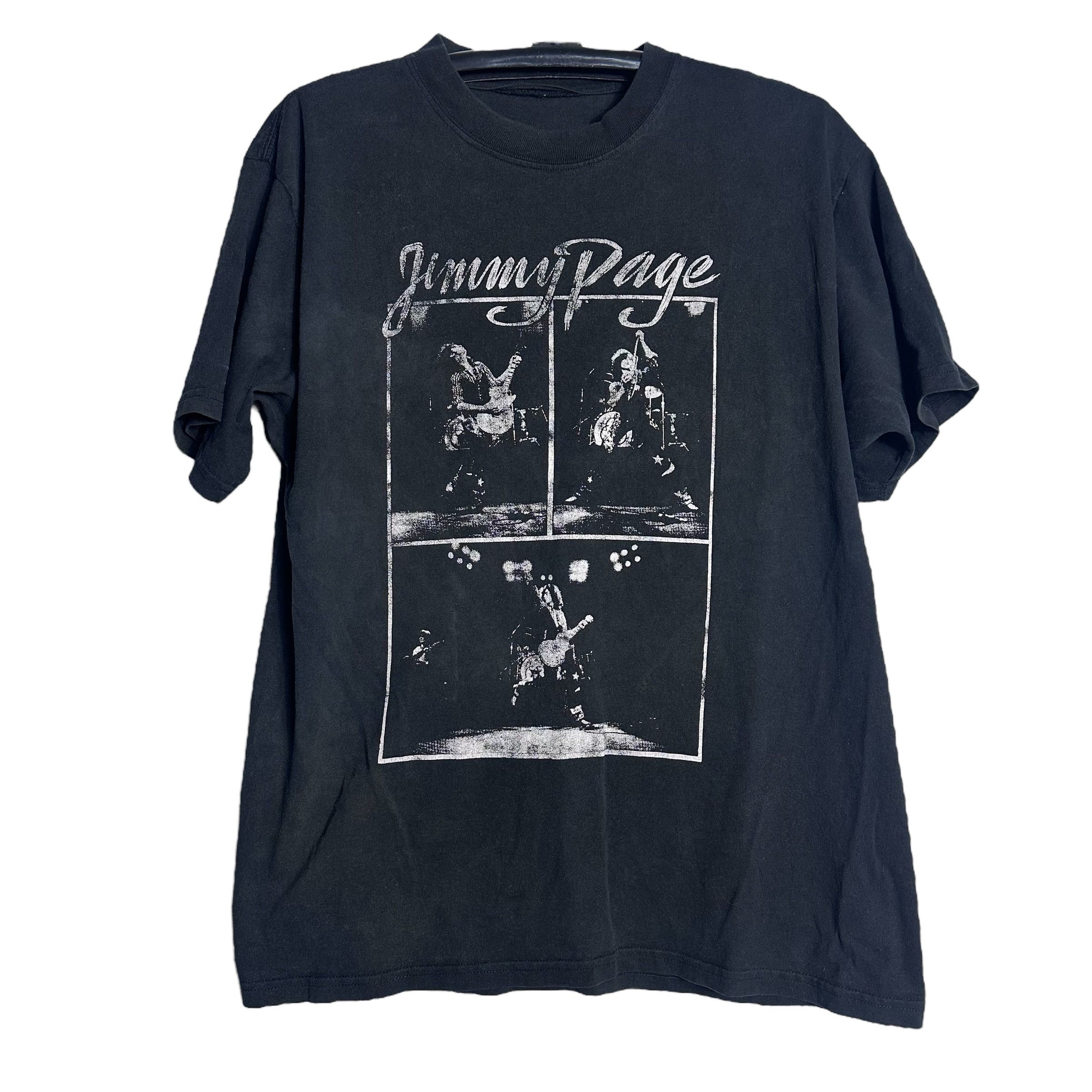 🔥RARE🔥Vintage Jimmy Page Led Zepelin Rock Band T-shirt