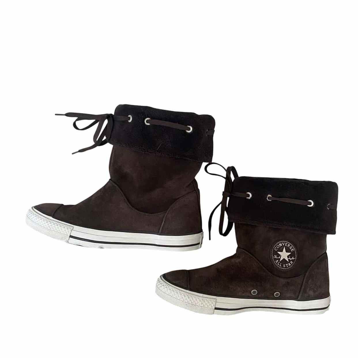 Converse Converse All Star Chuck Taylor Suede Fold Down Ankle Boots Size US 8.5 / IT 38.5 - 2 Thumbnail