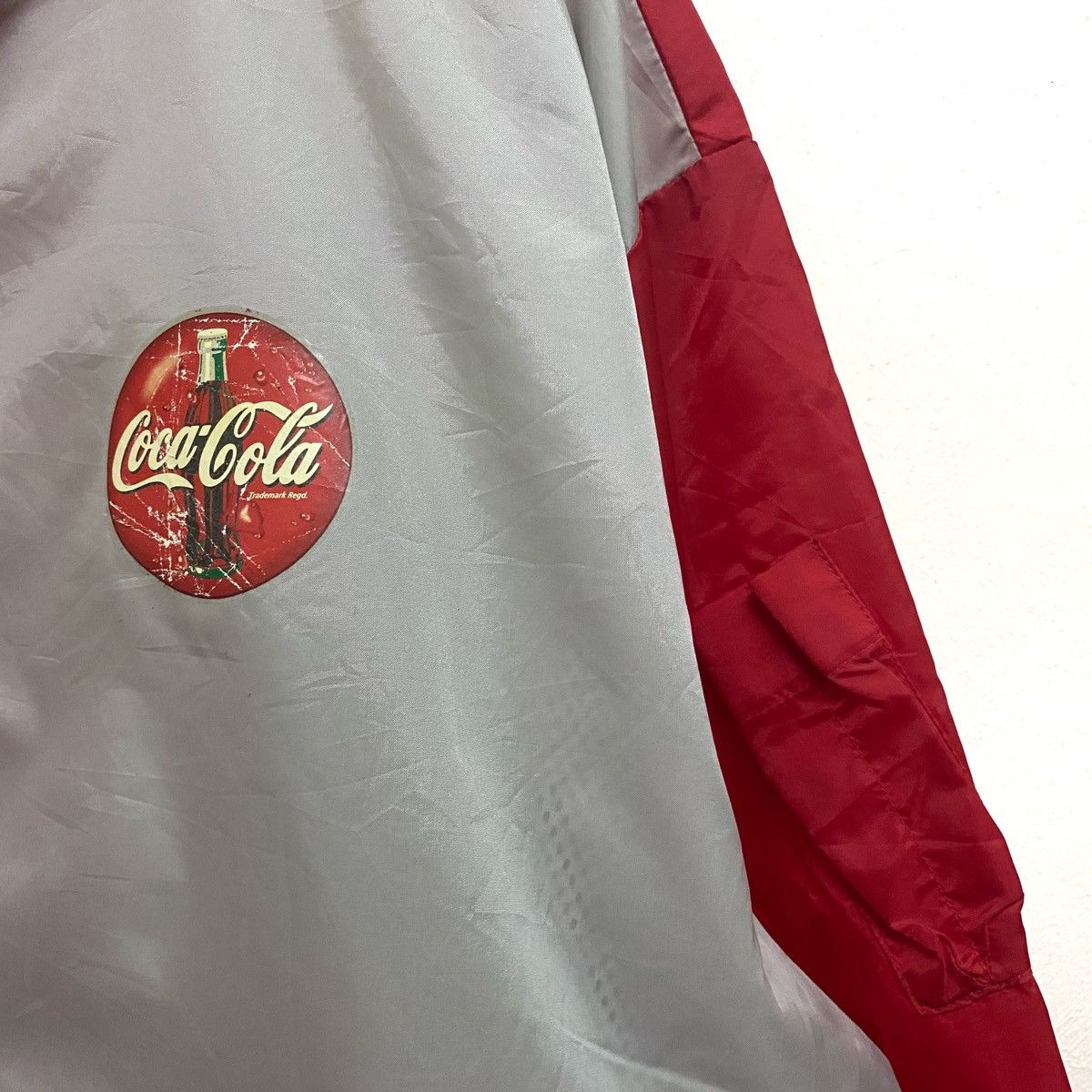 Coca Cola × Vintage Vintage Coca Cola Trade - make Jacket Nylon Windbreaker Size US L / EU 52-54 / 3 - 4 Thumbnail