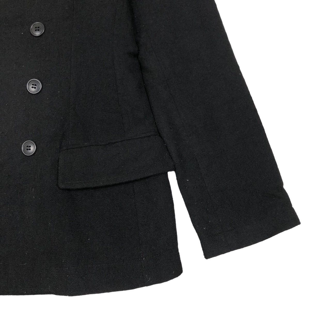 Comme des Garcons Junya Watanabe Comme Des Garcons Wool Pea Coat Size S / US 4 / IT 40 - 5 Thumbnail