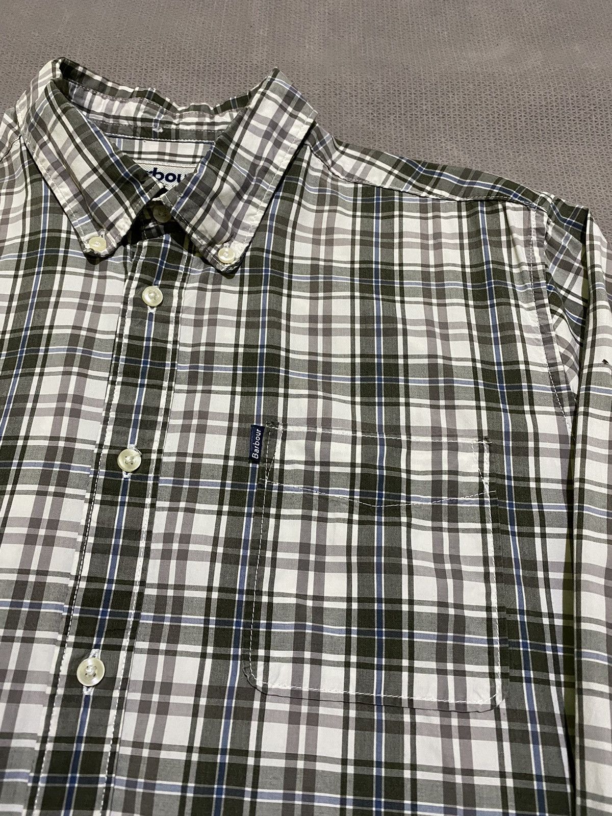 Barbour × Japanese Brand Barbour plaid long shirt Size US L / EU 52-54 / 3 - 3 Thumbnail
