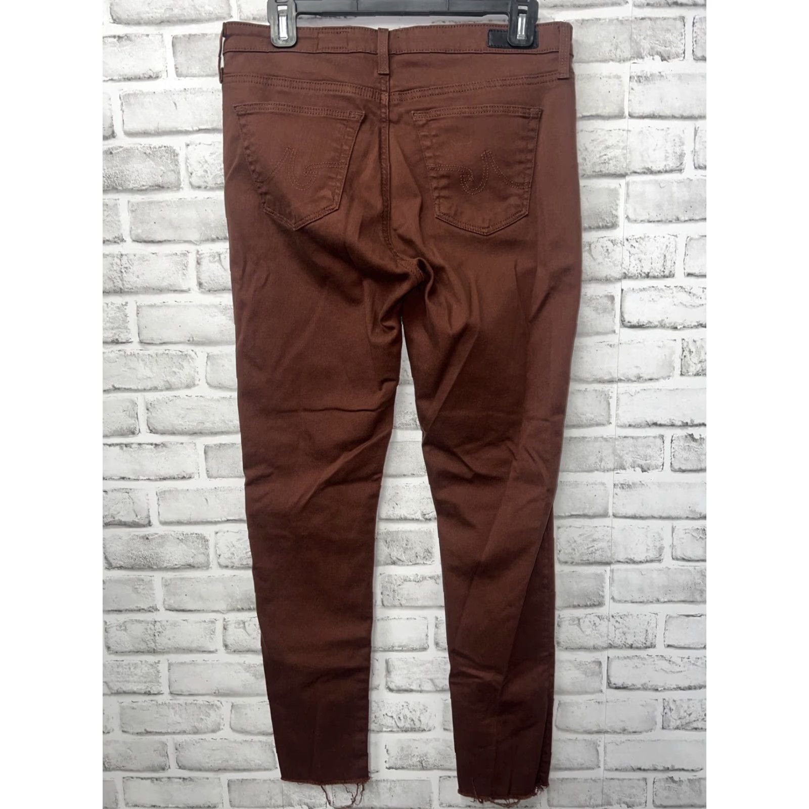 Vintage VINTAGE Adriano Goldschmied Brown Legging Ankle Super Skinny Jeans Womens 28Rx29 Size 28" / US 6 / IT 42 - 4 Thumbnail